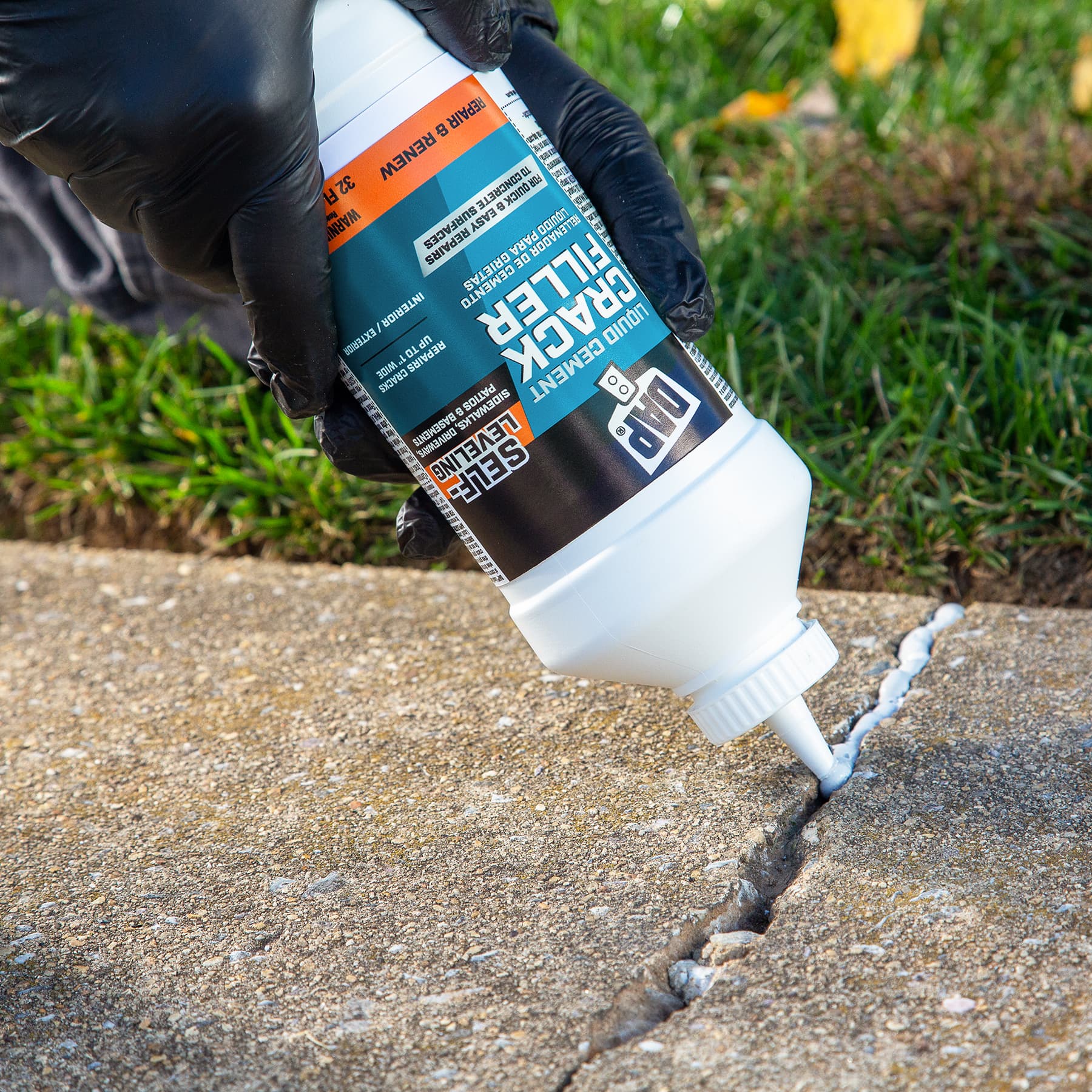 Concrete Crack Filling crews working in Grand Prairie, TX