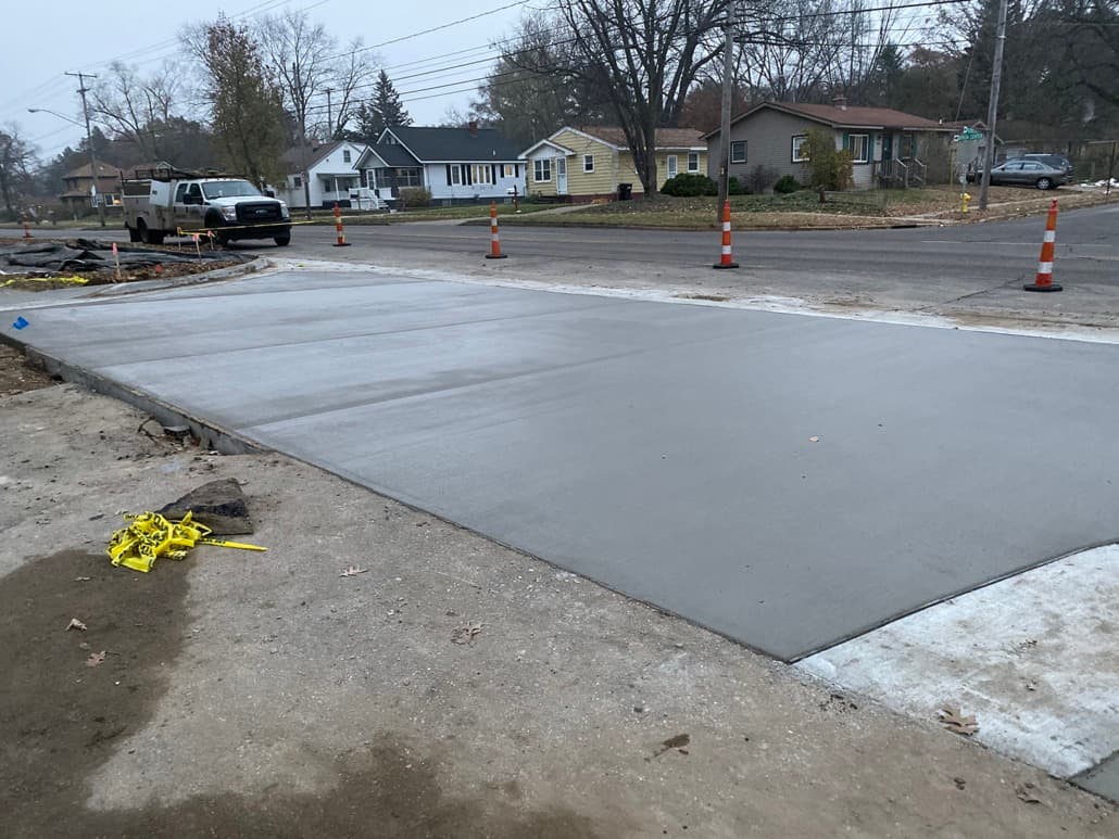 Concrete Driveway Installation crews working in Grand Prairie, TX
