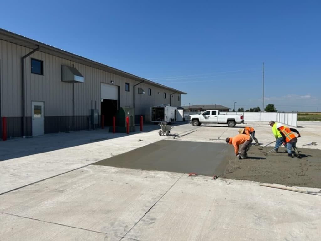 Street Construction crews working in Grand Prairie, TX